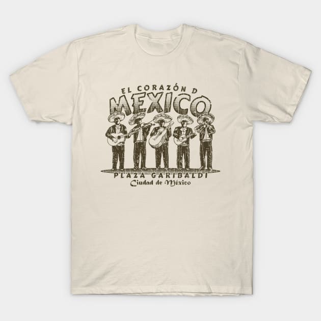 El Corazón d Mexico 1920 T-Shirt by JCD666